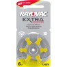 6 Rayovac Extra Advanced 10 hearing aid batteries