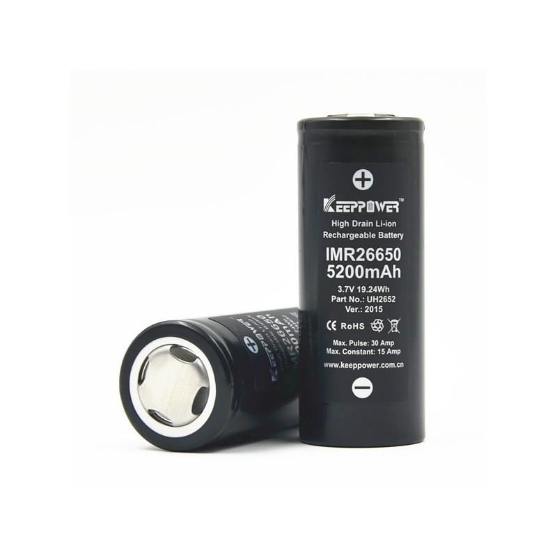 Keeppower 5200mAh (protected) - 12A